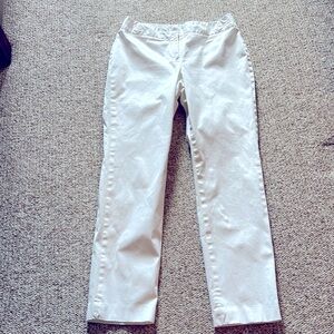 Like New: Anne Klein Stretch size 10 white slacks